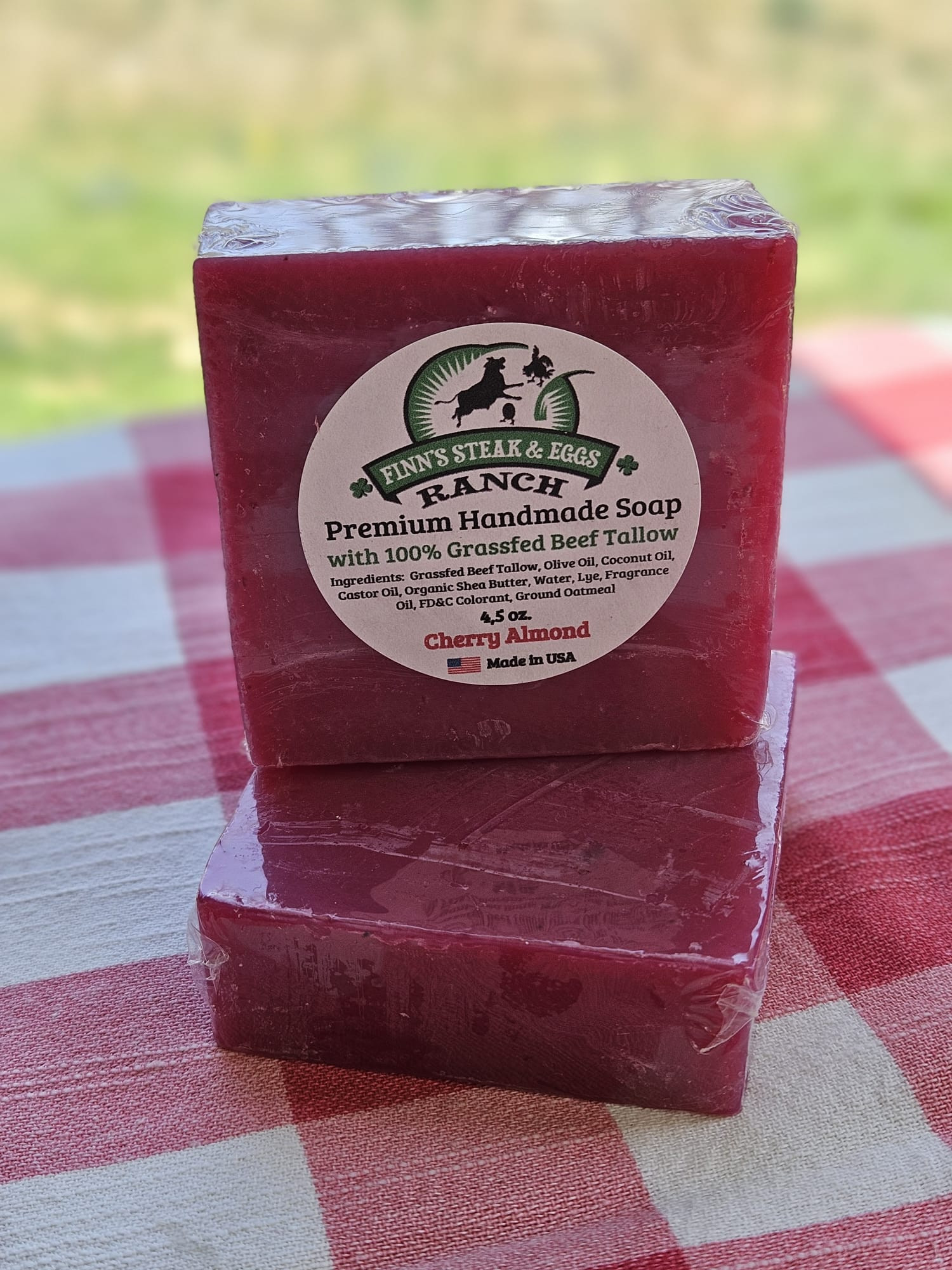 Tallow Soap – Cherry Almond