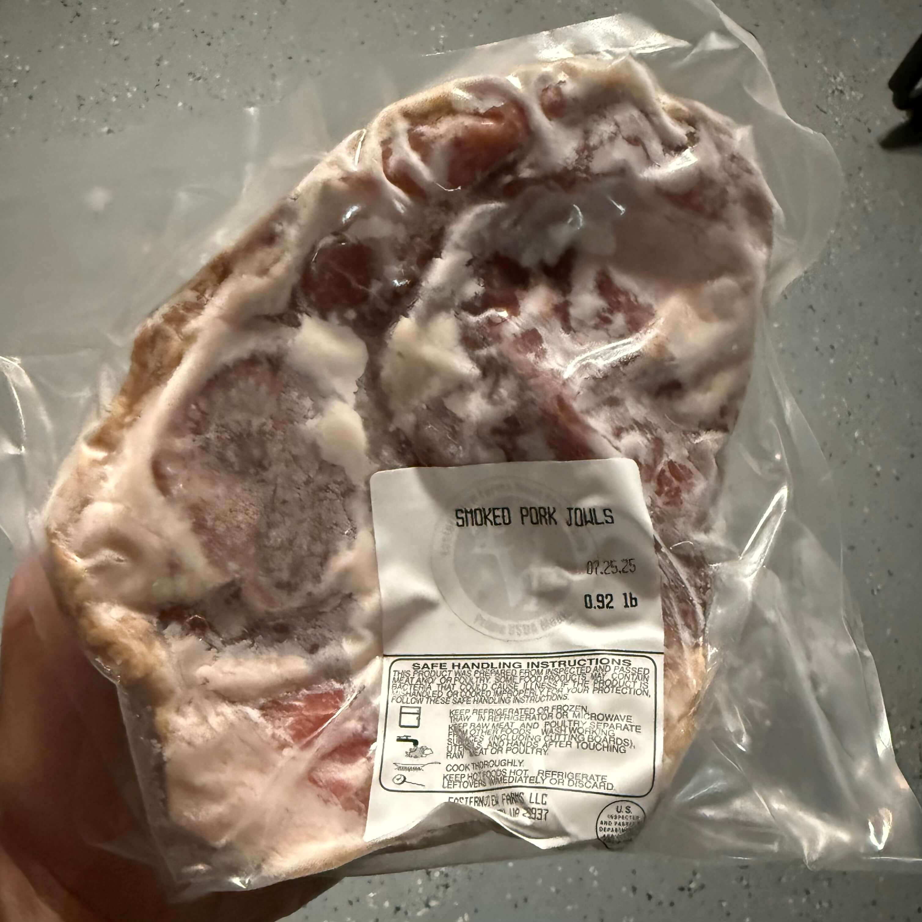 Whole Jowl, Cured & Smoked