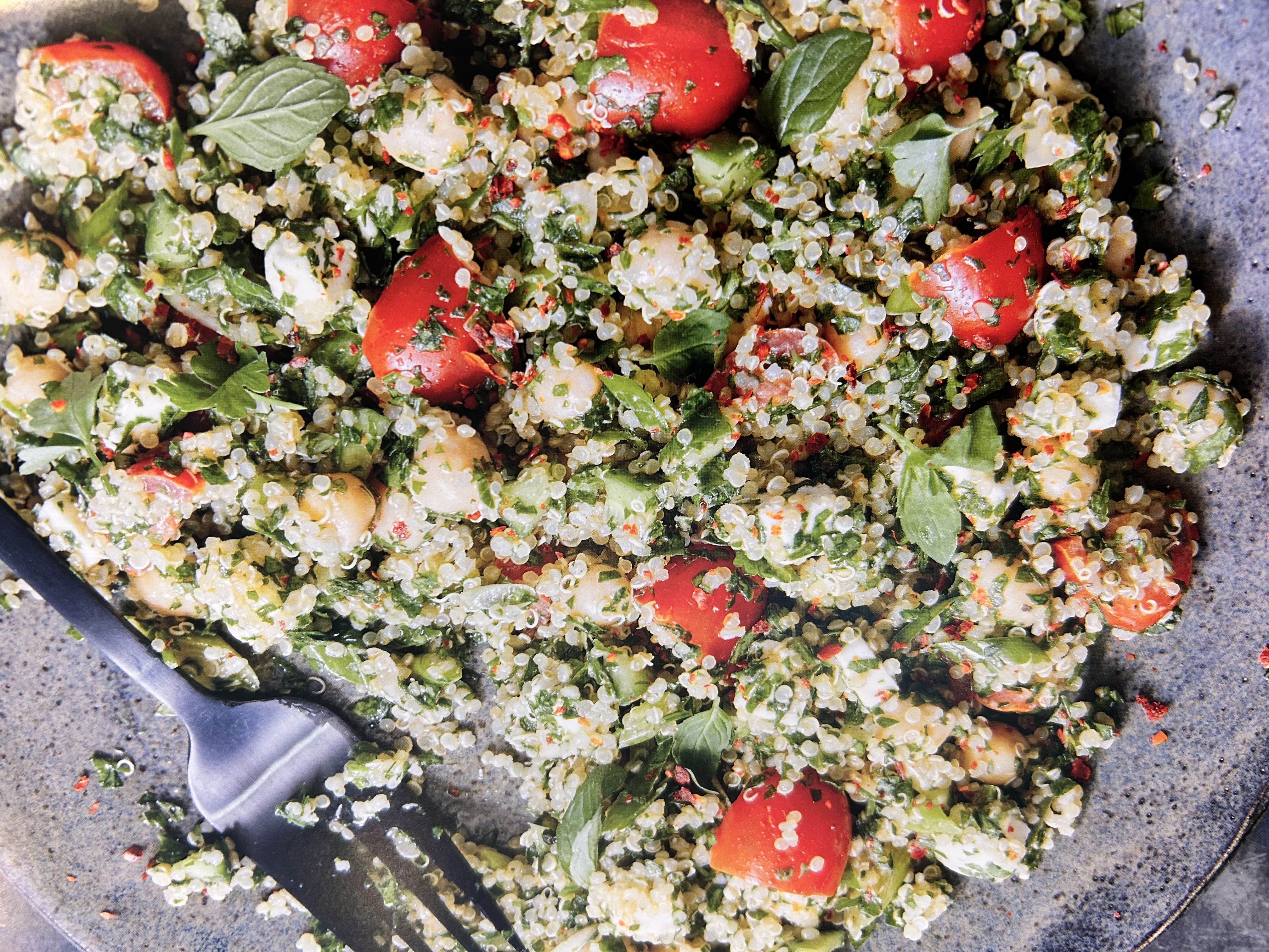 Salad of the Week #1 - Quinoa Tabbouleh with Feta & Chickpeas - Quart