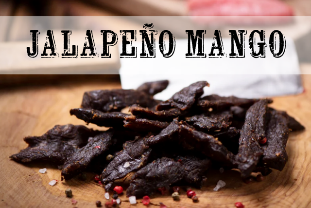 Beef Jerky Strips - Jalapeño Mango