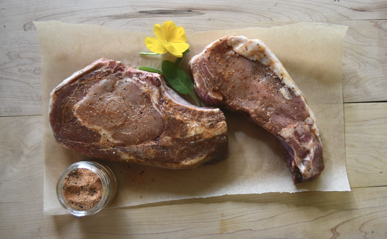 Rib Chops, seasoned