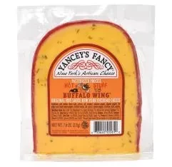 Cheddar - Buffalo Wing Hot Sauce Cheddar Wedge (Yancey's Fancy)