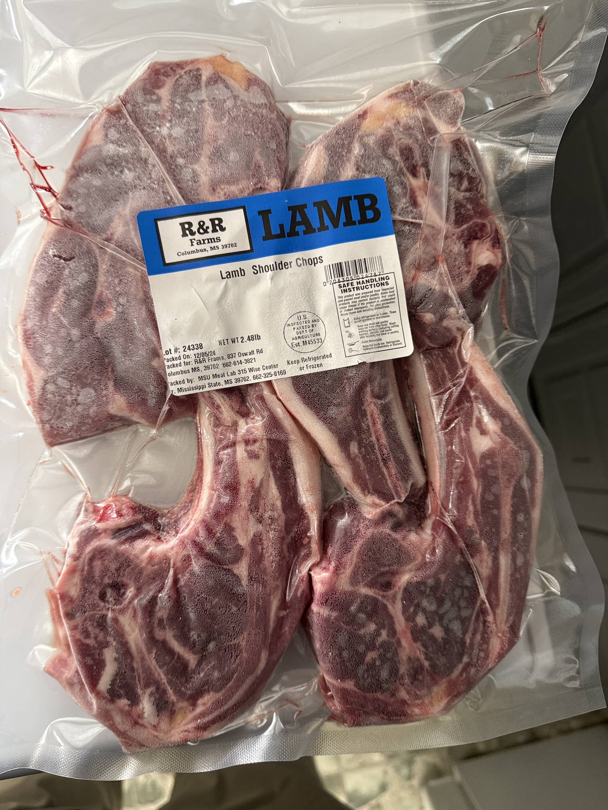 Lamb Shoulder chops