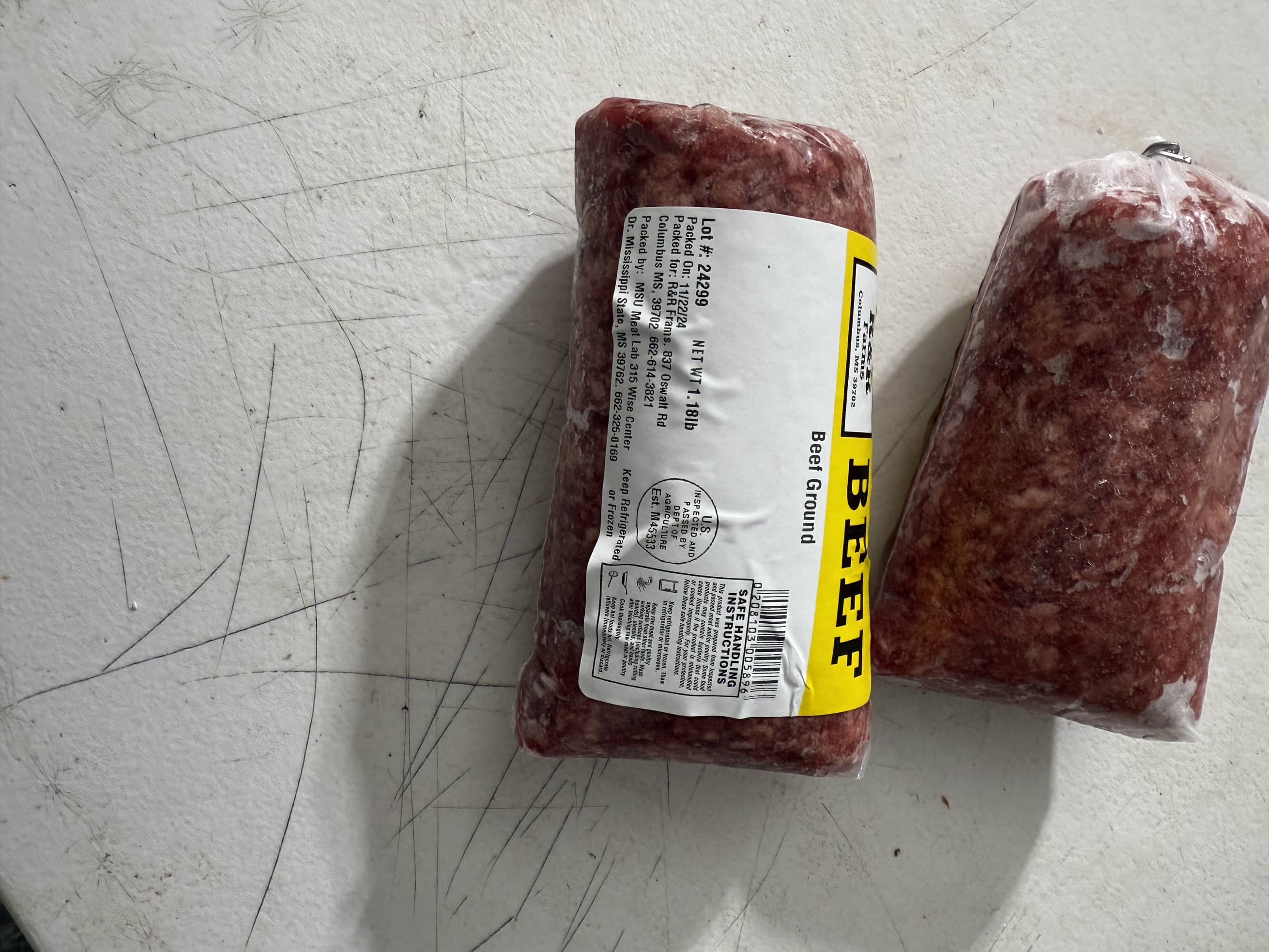 10 # subscription  of ground beef box