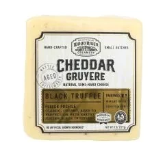 Cheddar - Black Truffle Cheddar Cuts (Wood River Creamery)