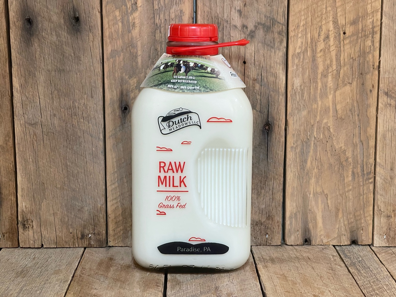 1/2 Gallon GLASS Raw Milk (A2A2)