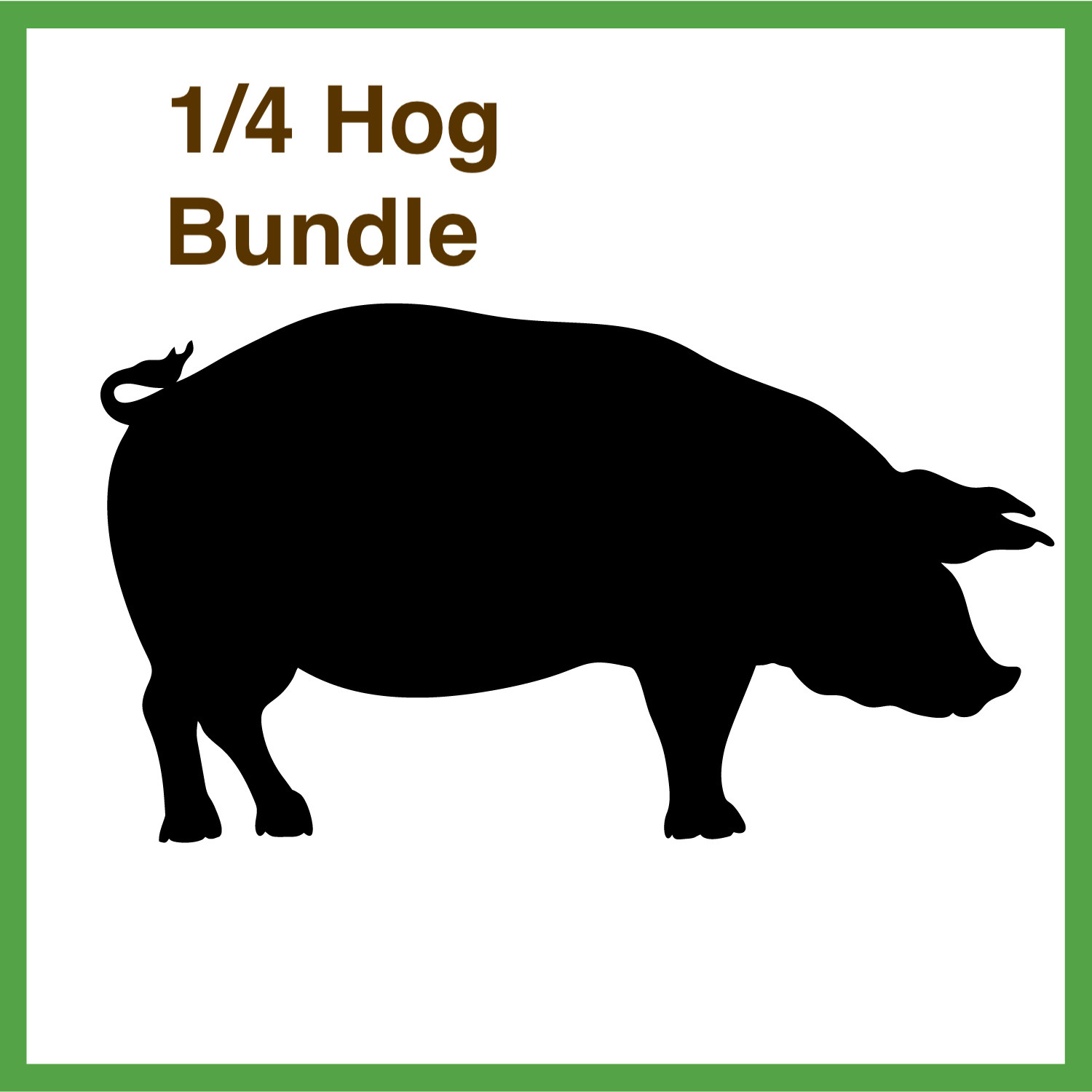 1/4 Hog Bundle