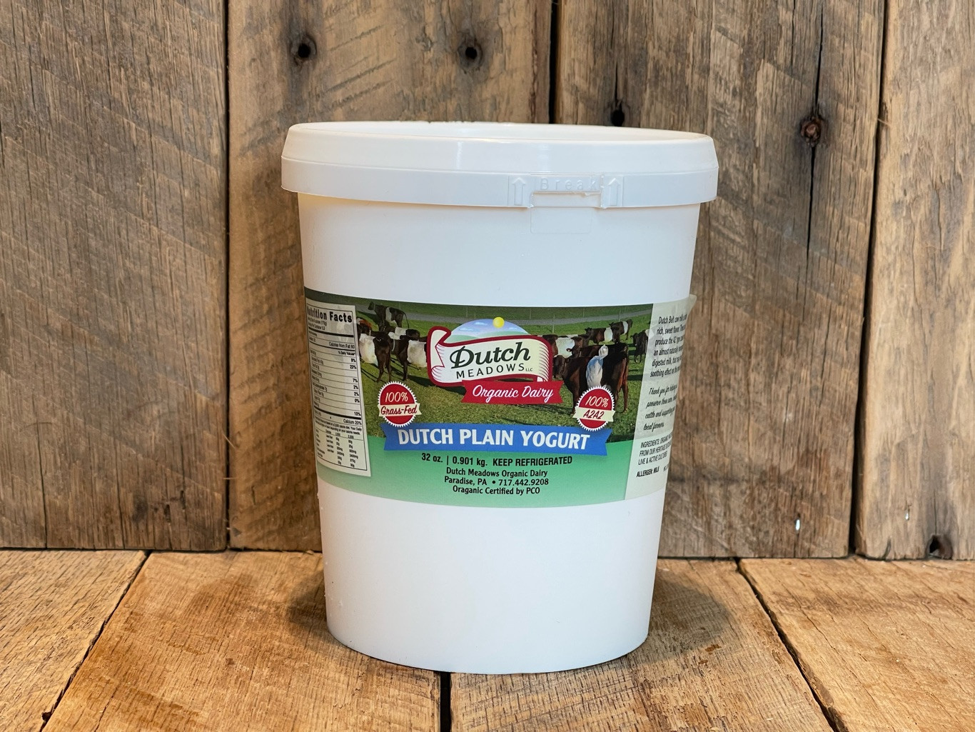 Quart Plain Yogurt (A2A2)