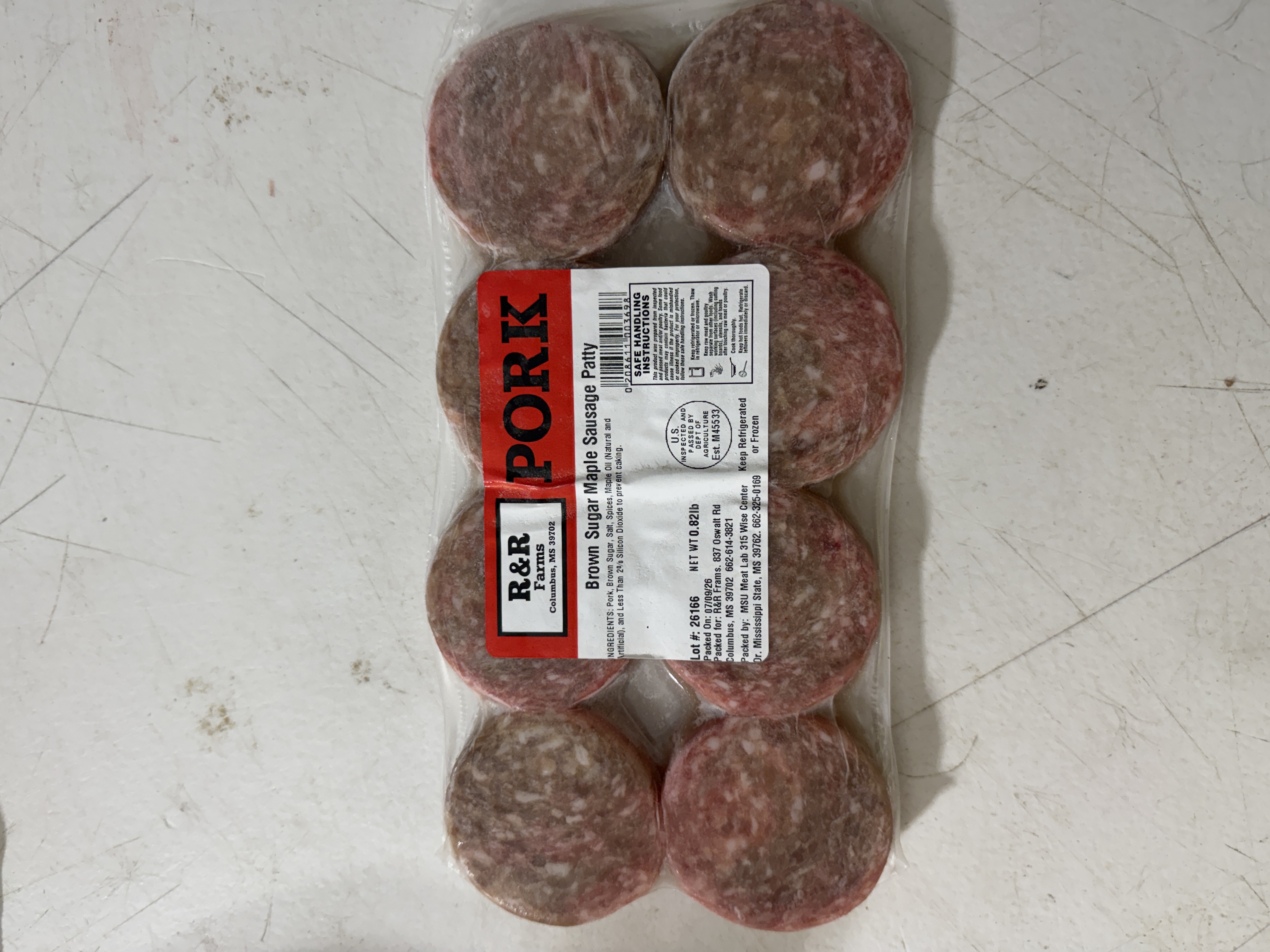 Maple Brown Sugar Sausage Patties