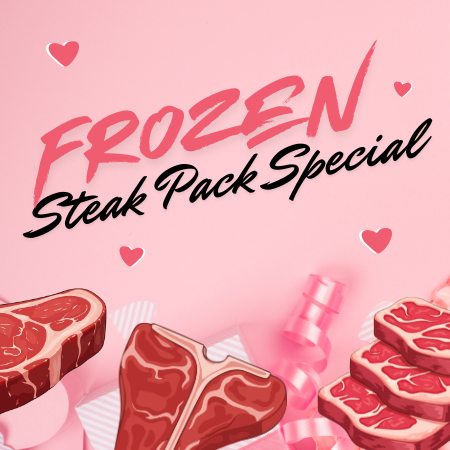 Frozen Steak Pack Special