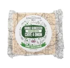 Cheddar - Chive & Onion Double Gloucester (Singletons)