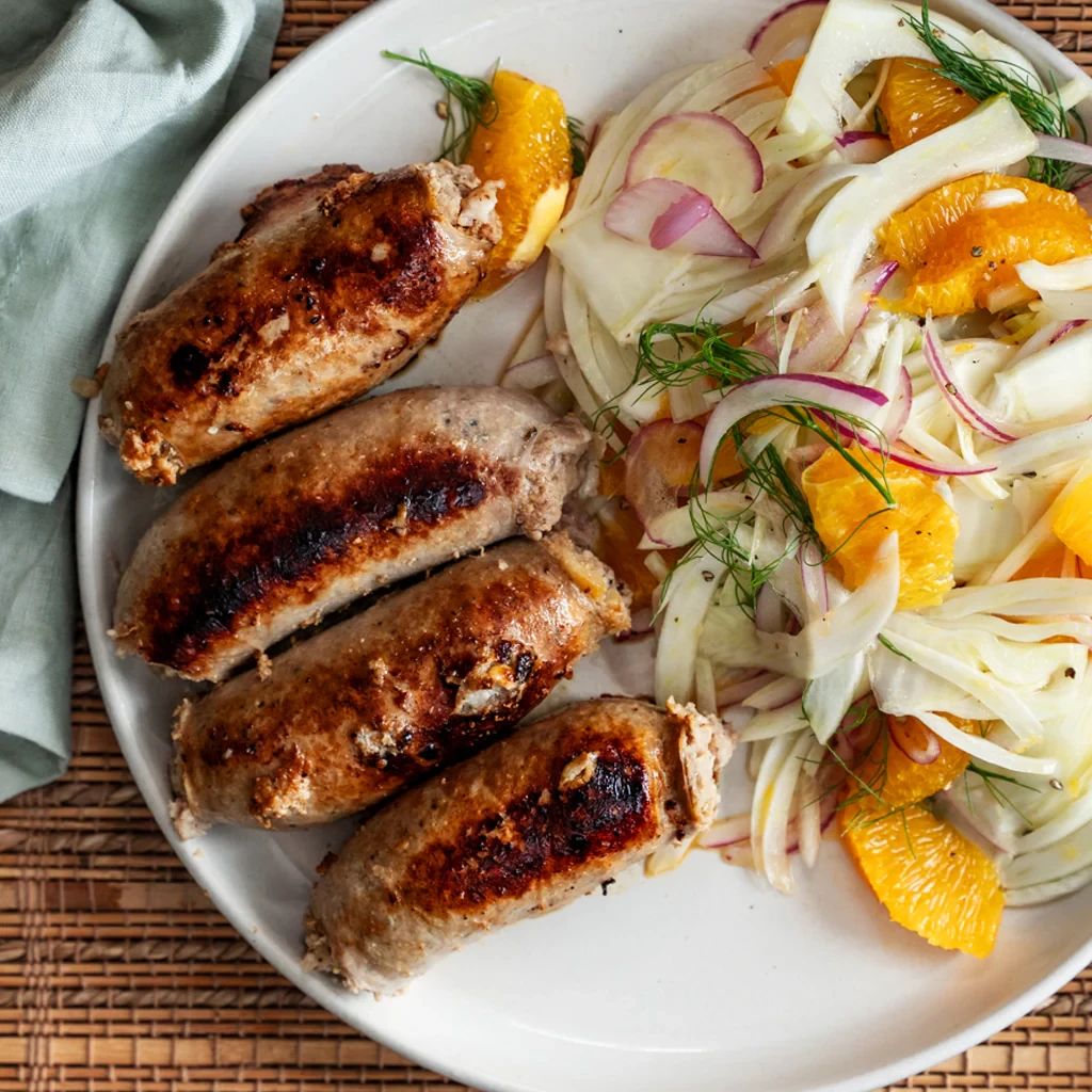 French Apple Sausage Links
