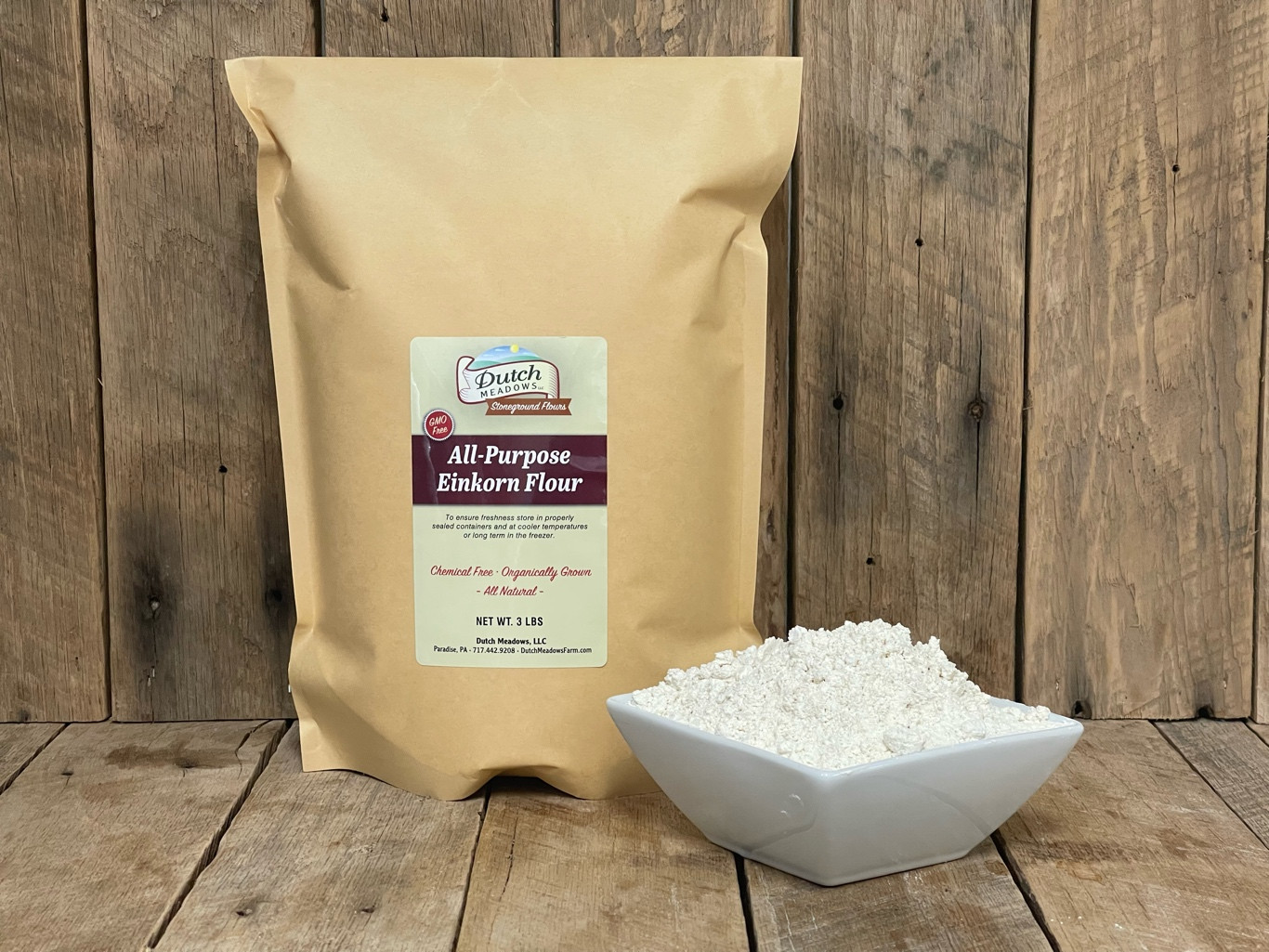 4 Pk. 3 lb. All Purpose Einkorn Flour