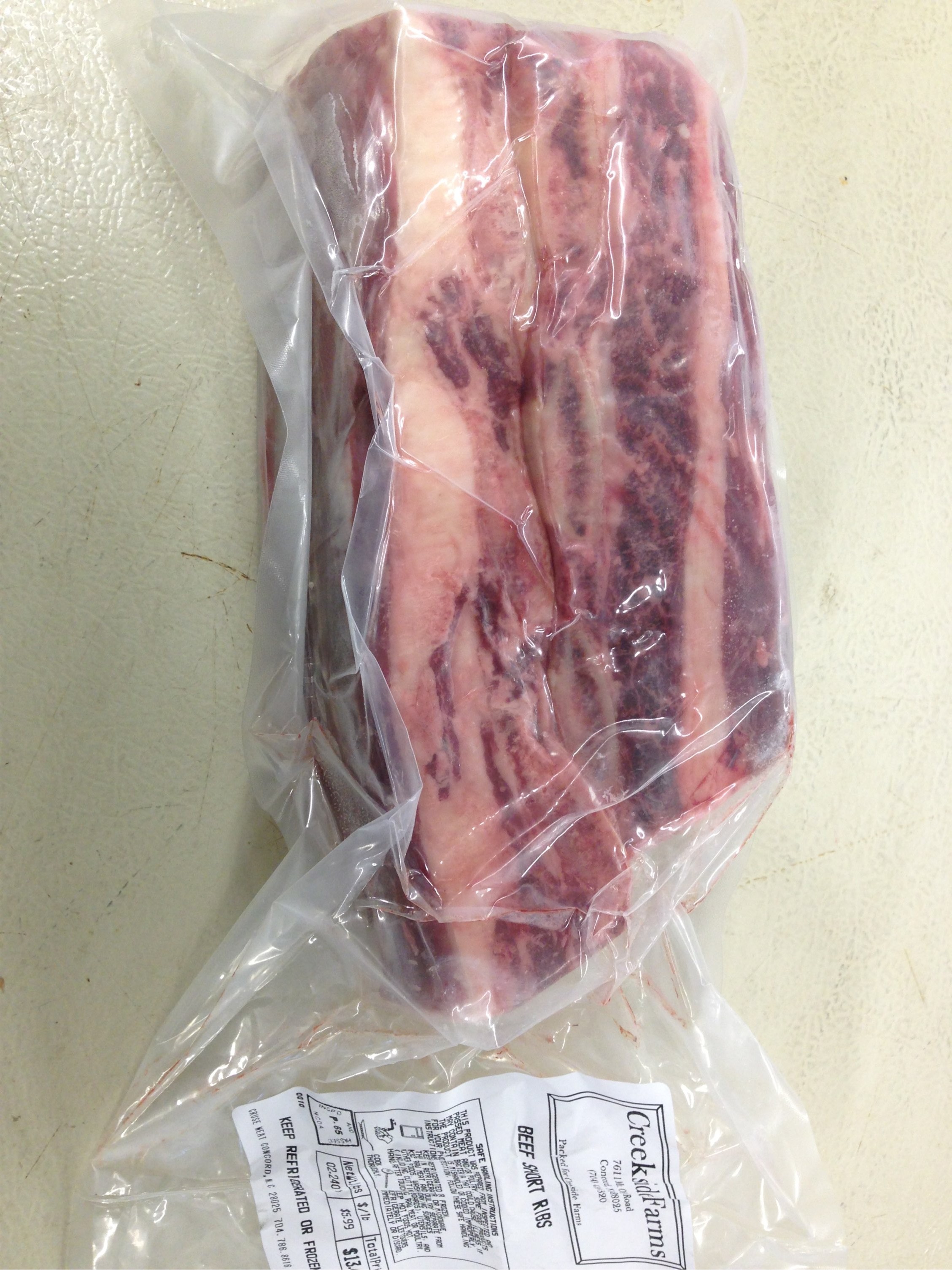 Short Ribs - Grassfed Beef