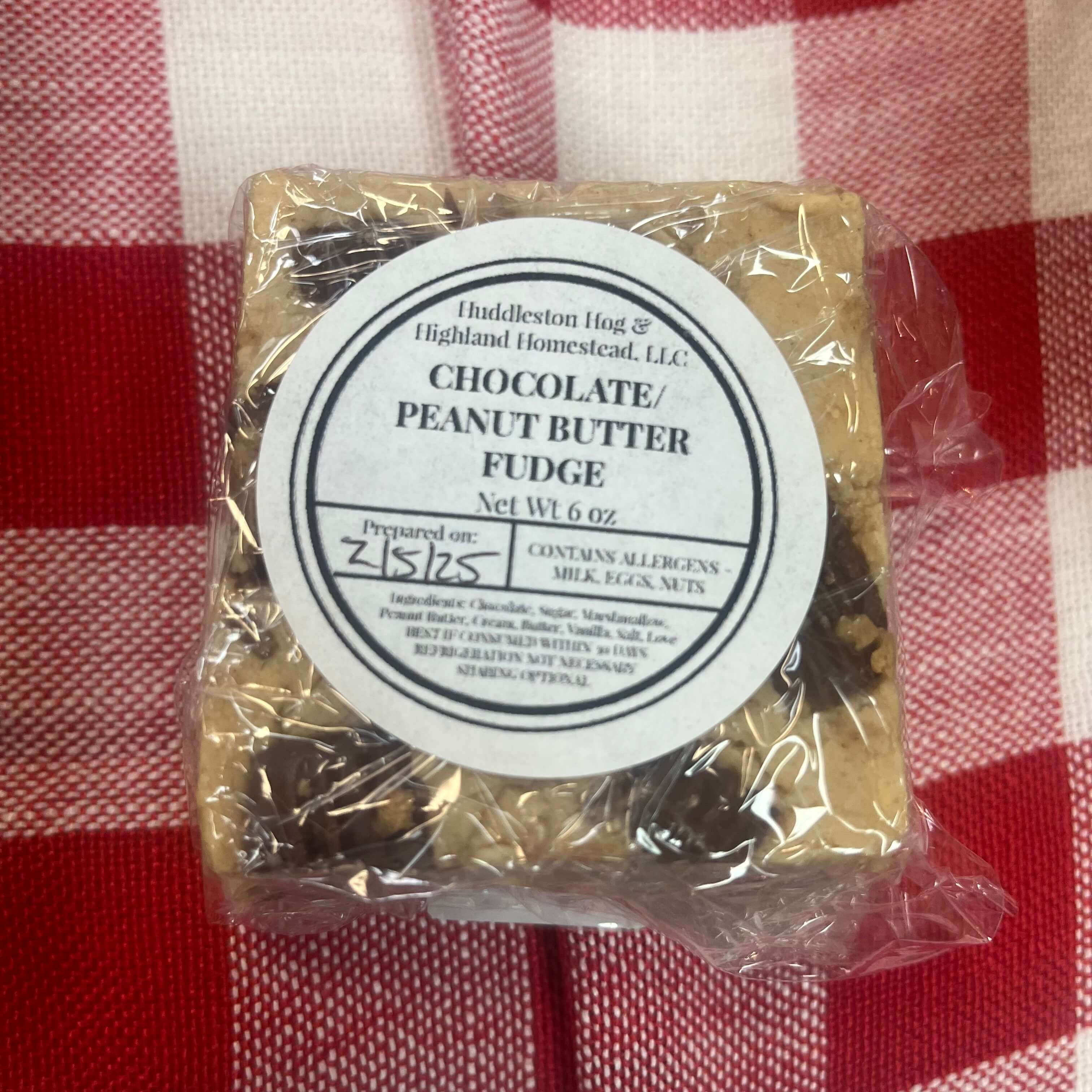 Chocolate/Peanut Butter Fudge