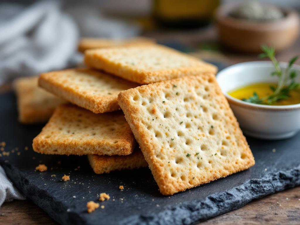 Sourdough Sea Salt Crackers