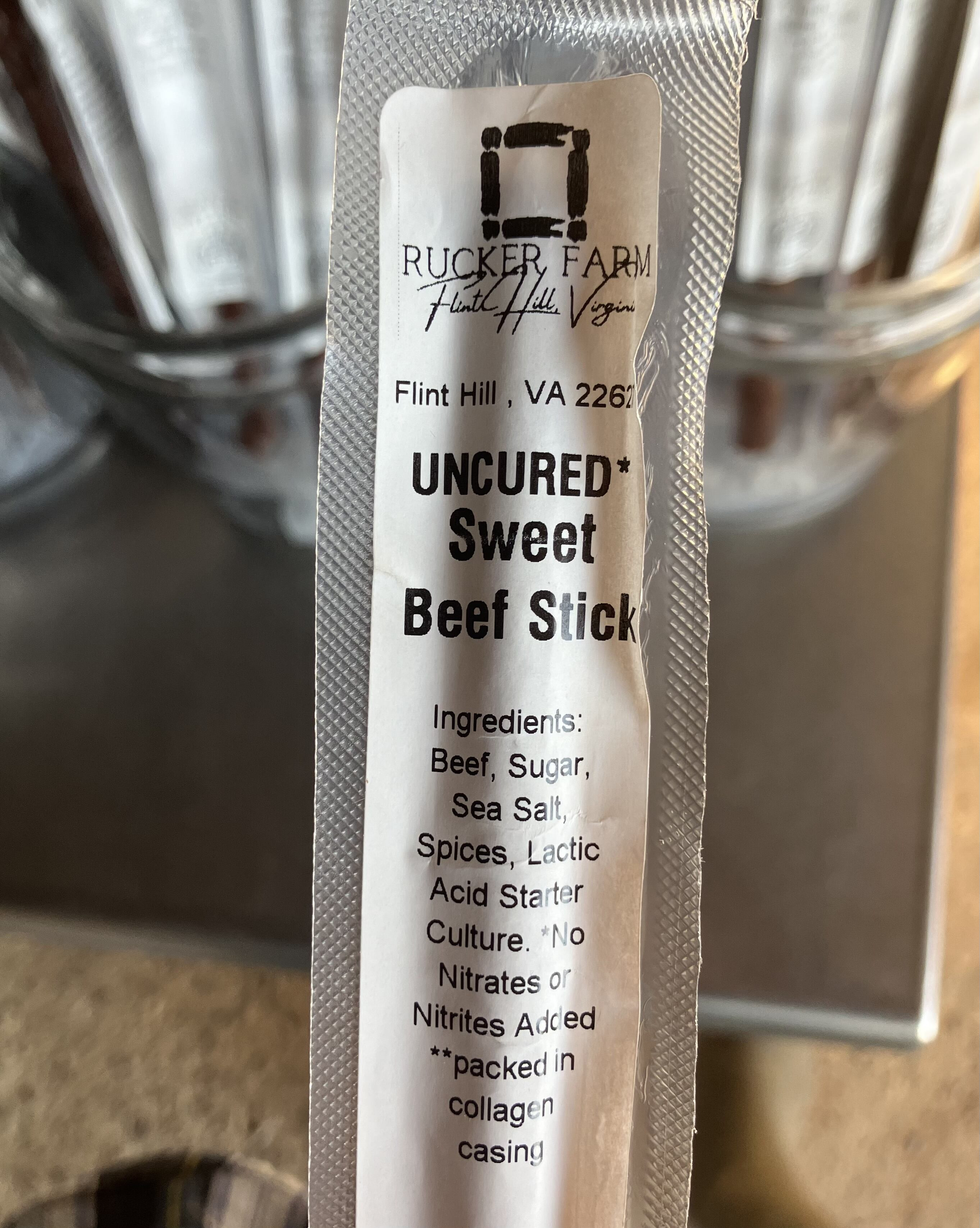 SWEET Beef Snack Sticks