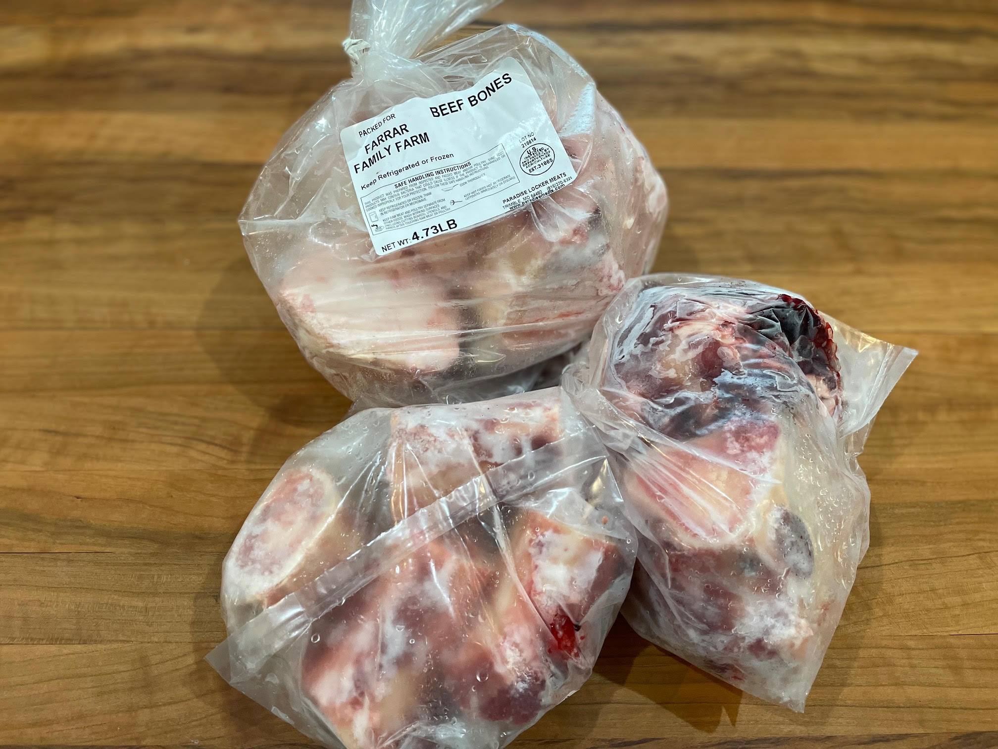 Beef Marrow Bones (bone only)