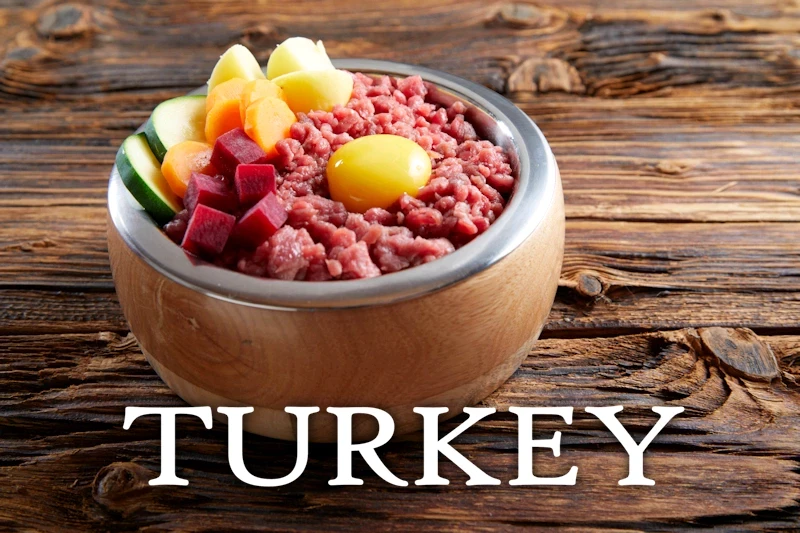5lb Gobble Goodness: Raw Turkey Blend for Pets
