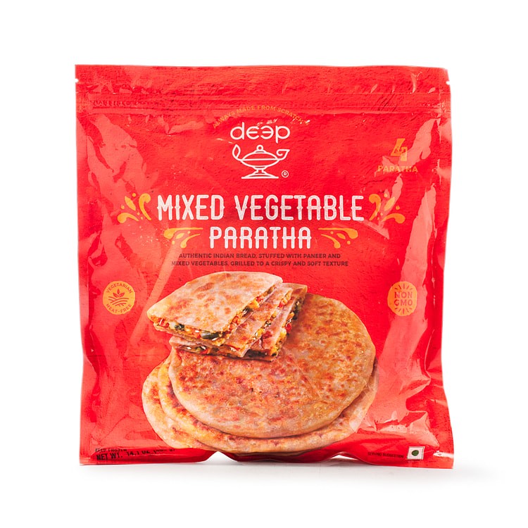 DEEP MIX VEG PARANTHA 4PC