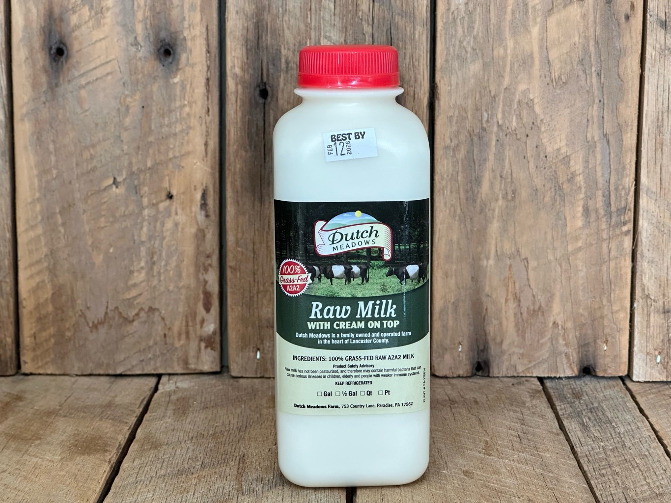 Pint Raw Milk (A2A2)