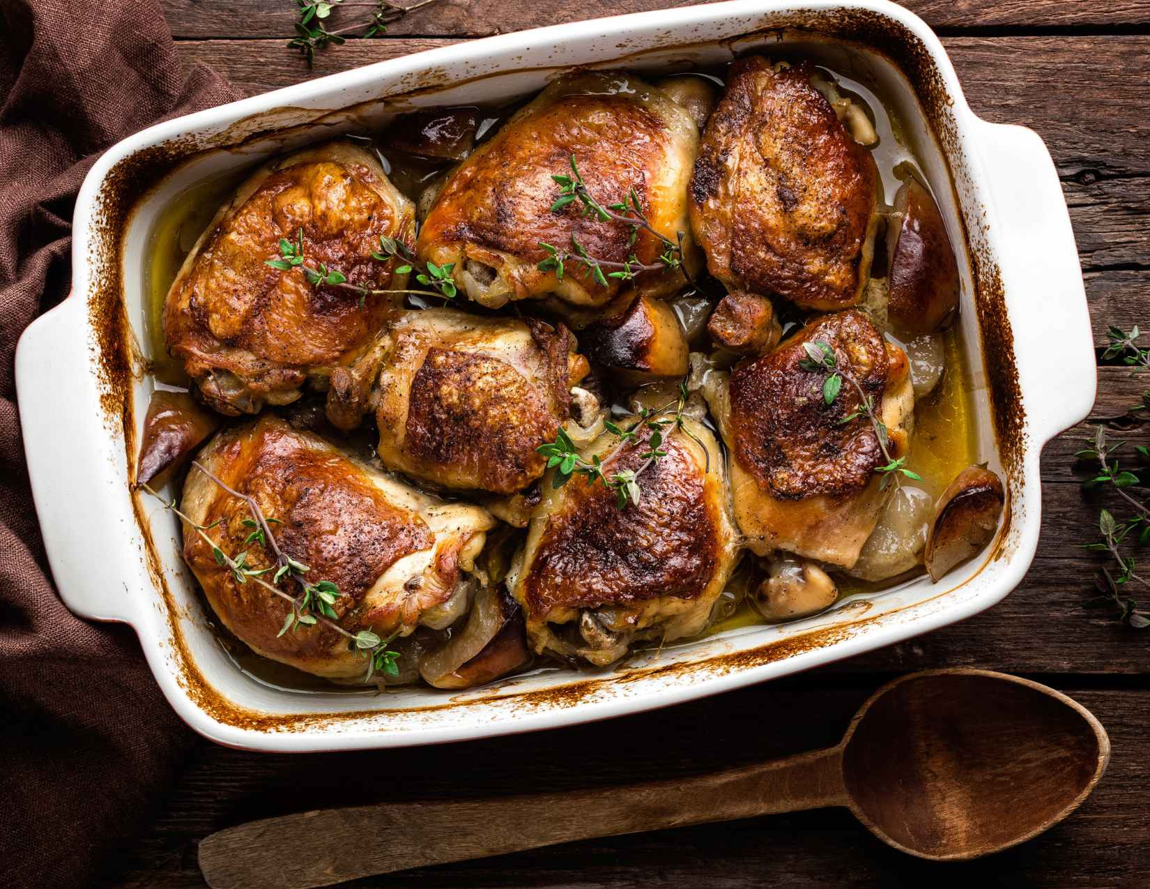 Chicken THIGHS, Bone-In, Skin-On (1.0-1.5lb)