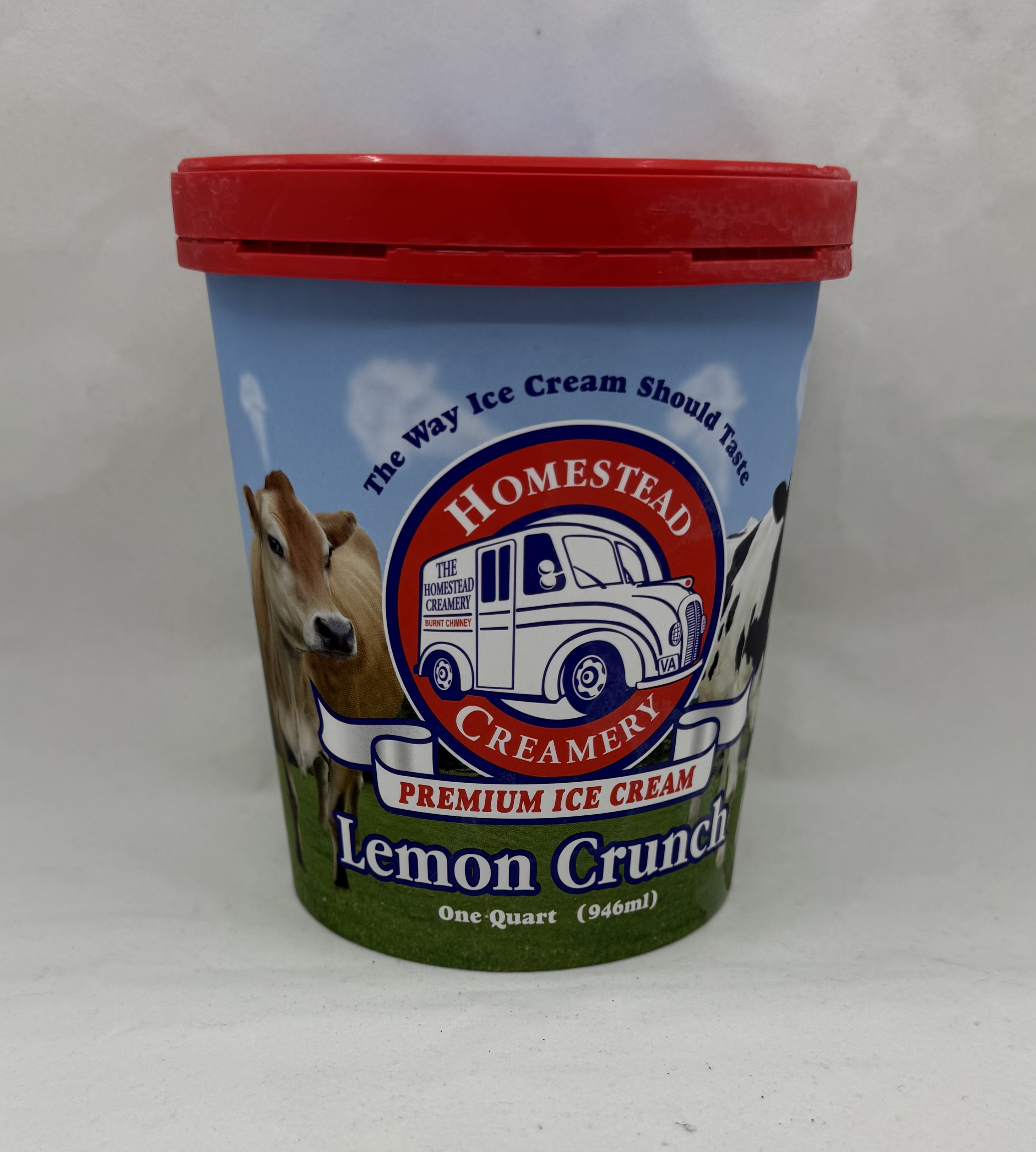 Homestead Creamery Ice Cream Lemon Crunch