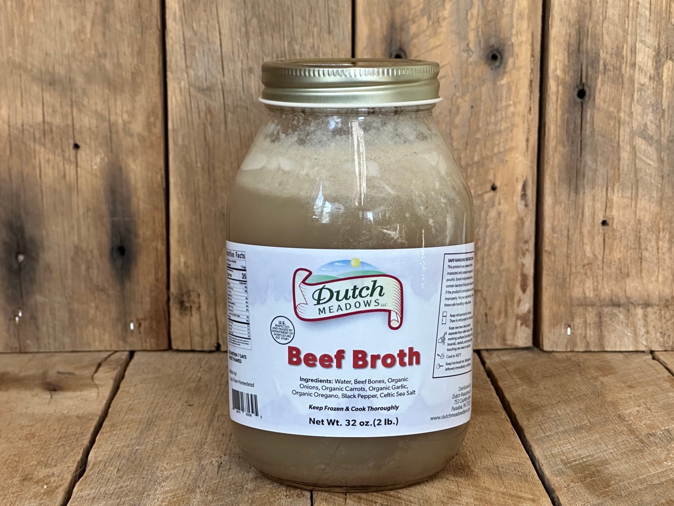Beef Bone Broth Qt