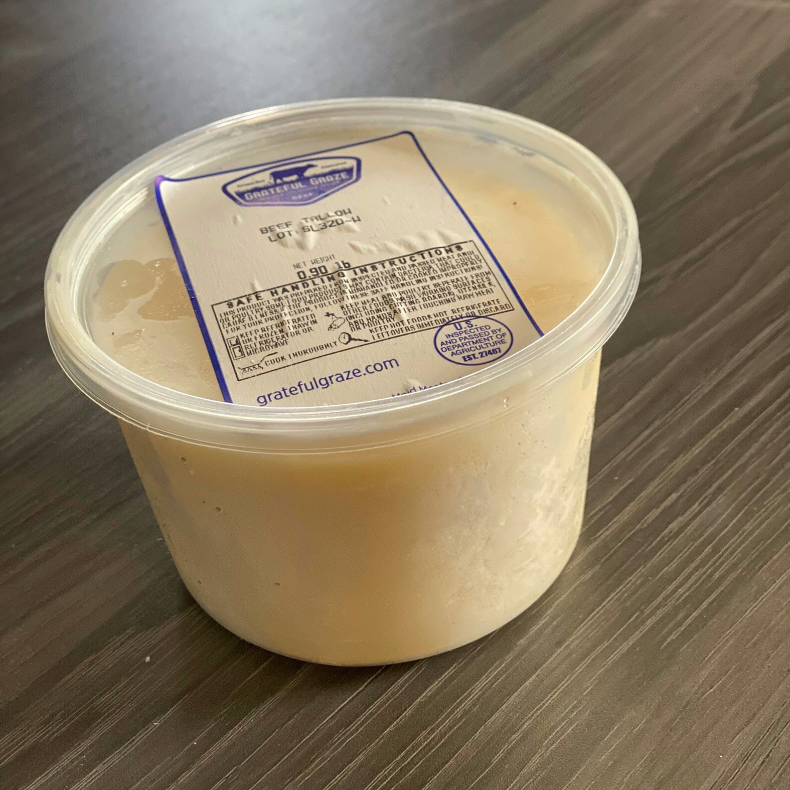 Tallow (from Suet)