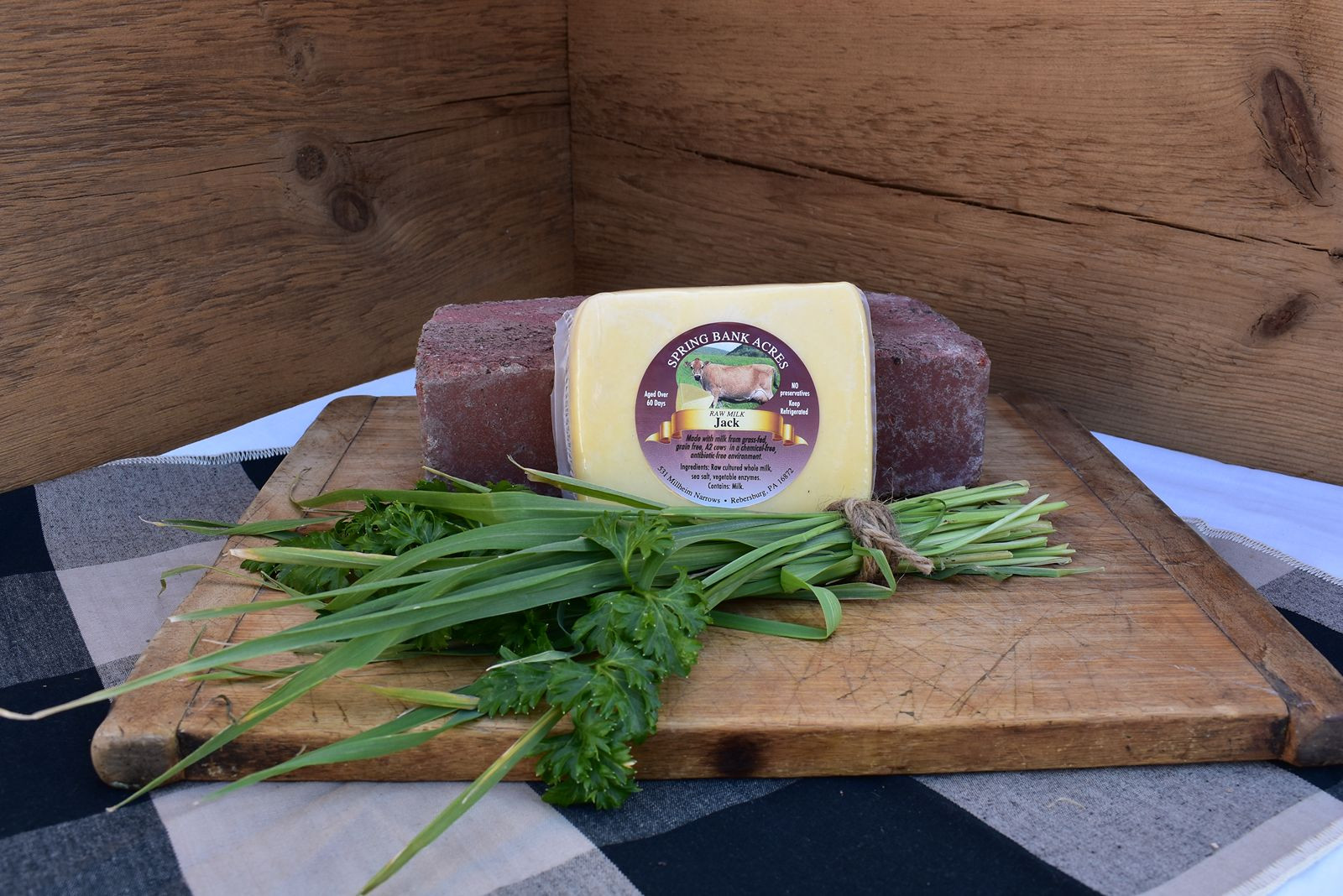 Raw Monterey Jack Cheese, A2/A2, 10 oz