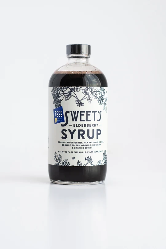 Sweet’s Elderberry Syrup - 16oz Family Size Bottle