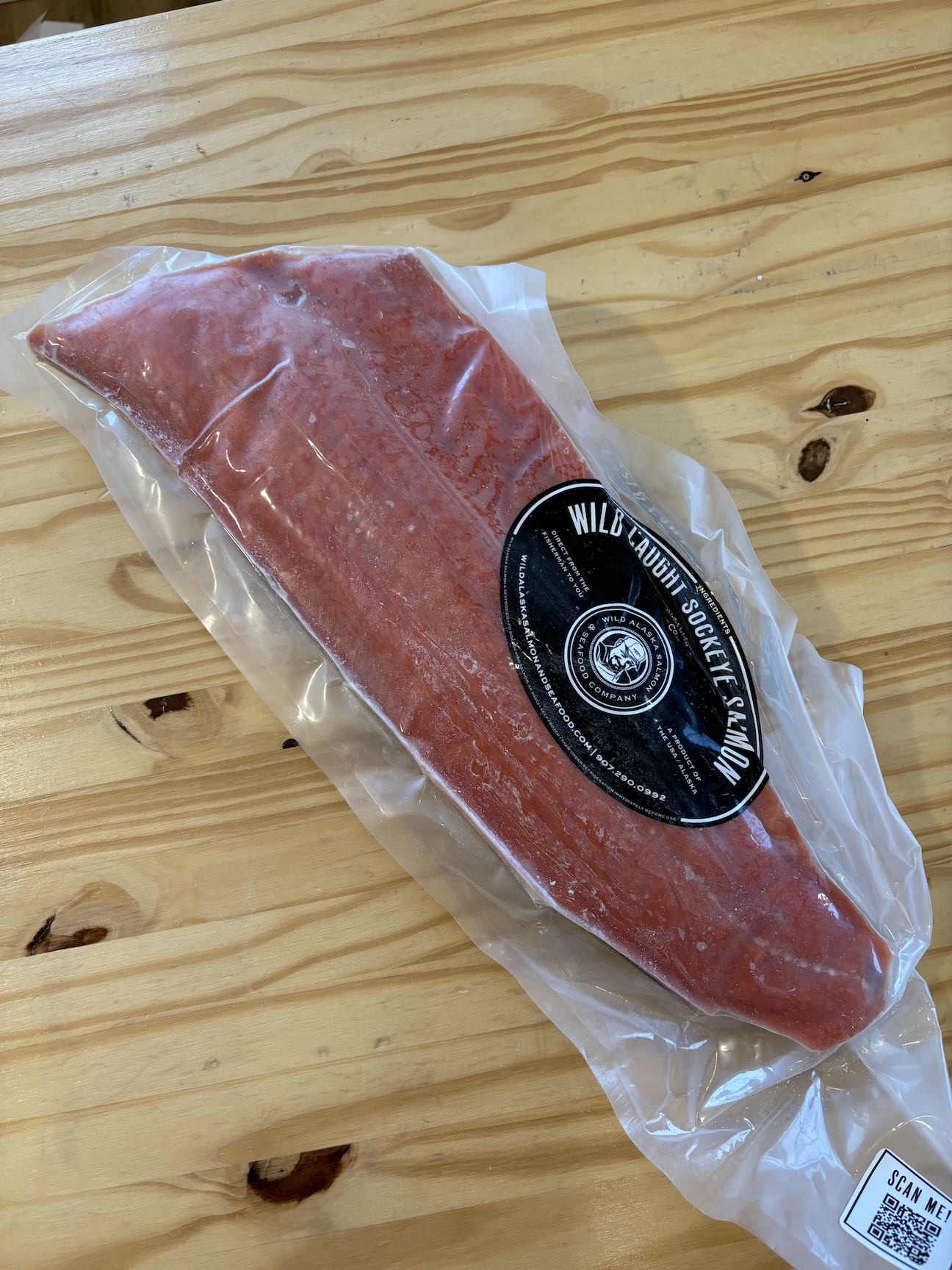 Whole Sockeye Salmon Filet