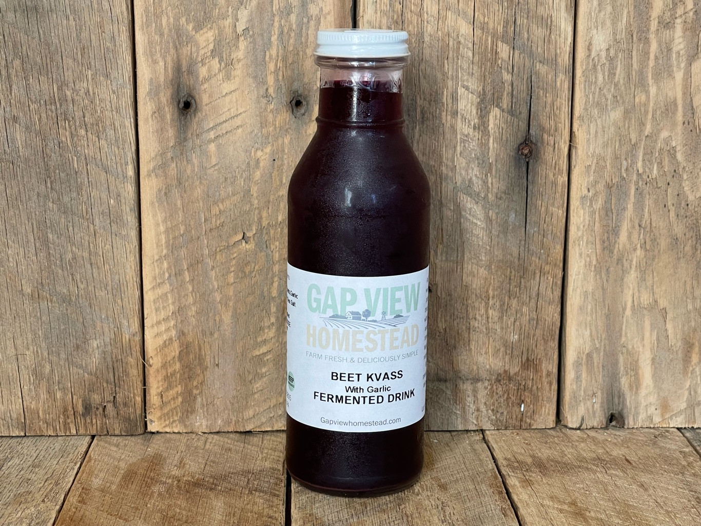 12 oz. Fermented Garlic Beet Kvass