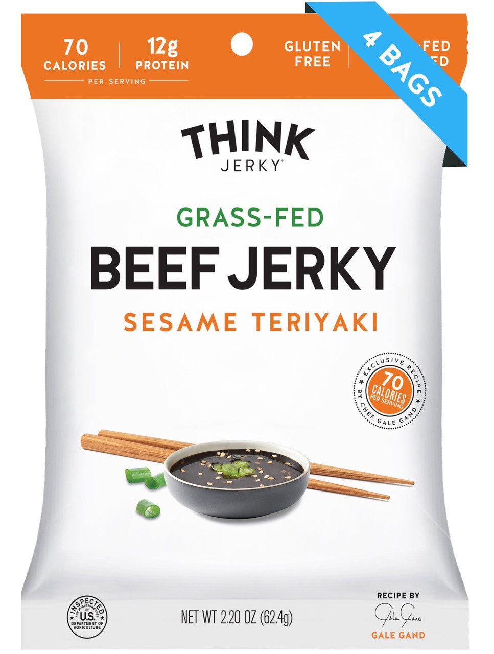 Beef Jerky | Sesame Teriyaki | Think Jerky