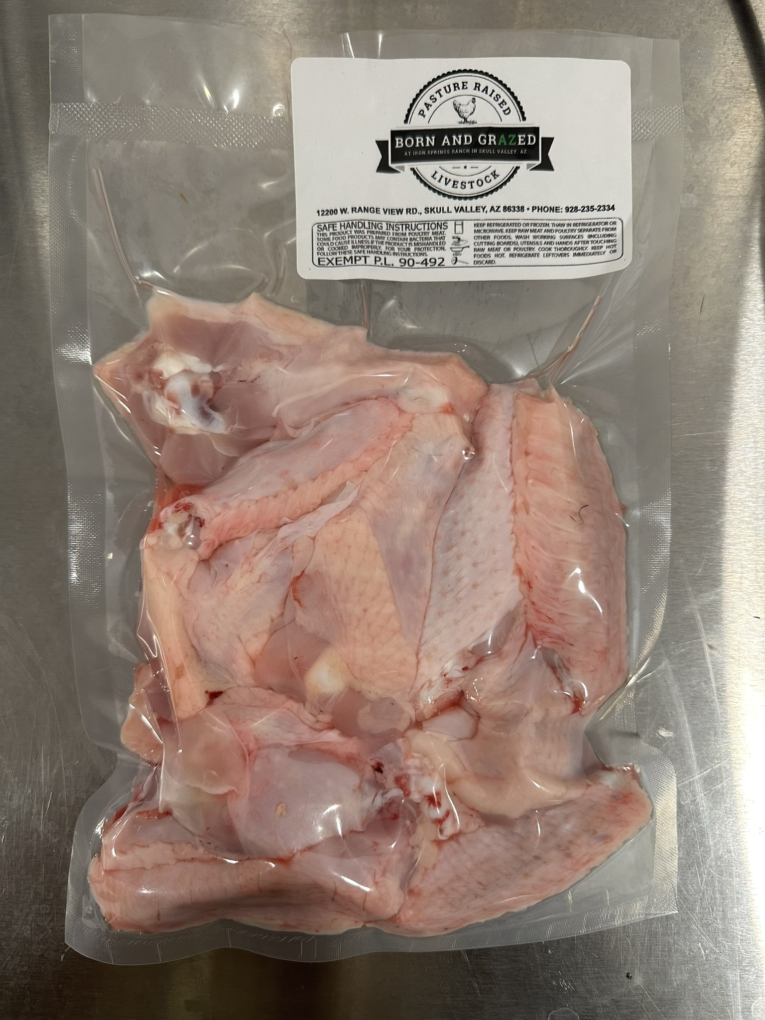 Pastured Chicken; Wings