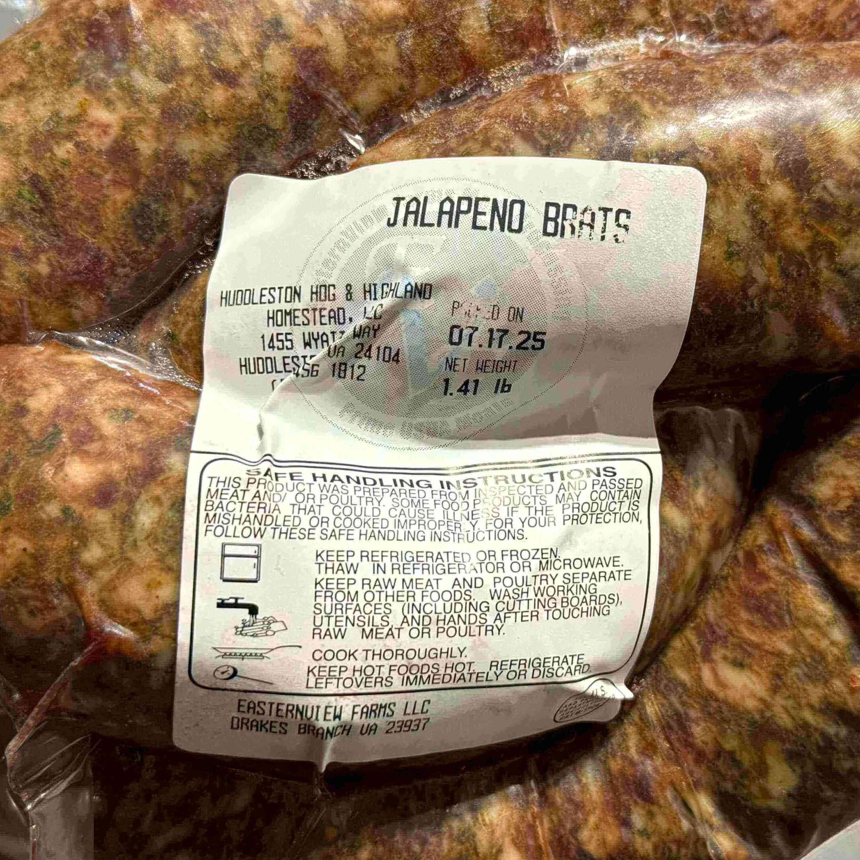Jalapeno Bratwurst