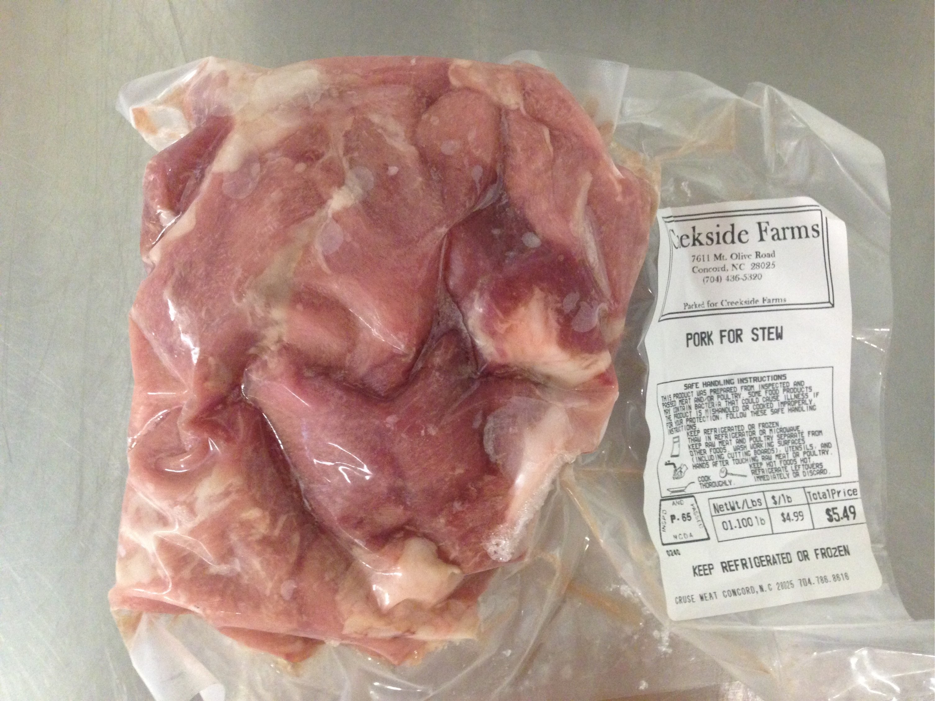 Pork Stew Meat