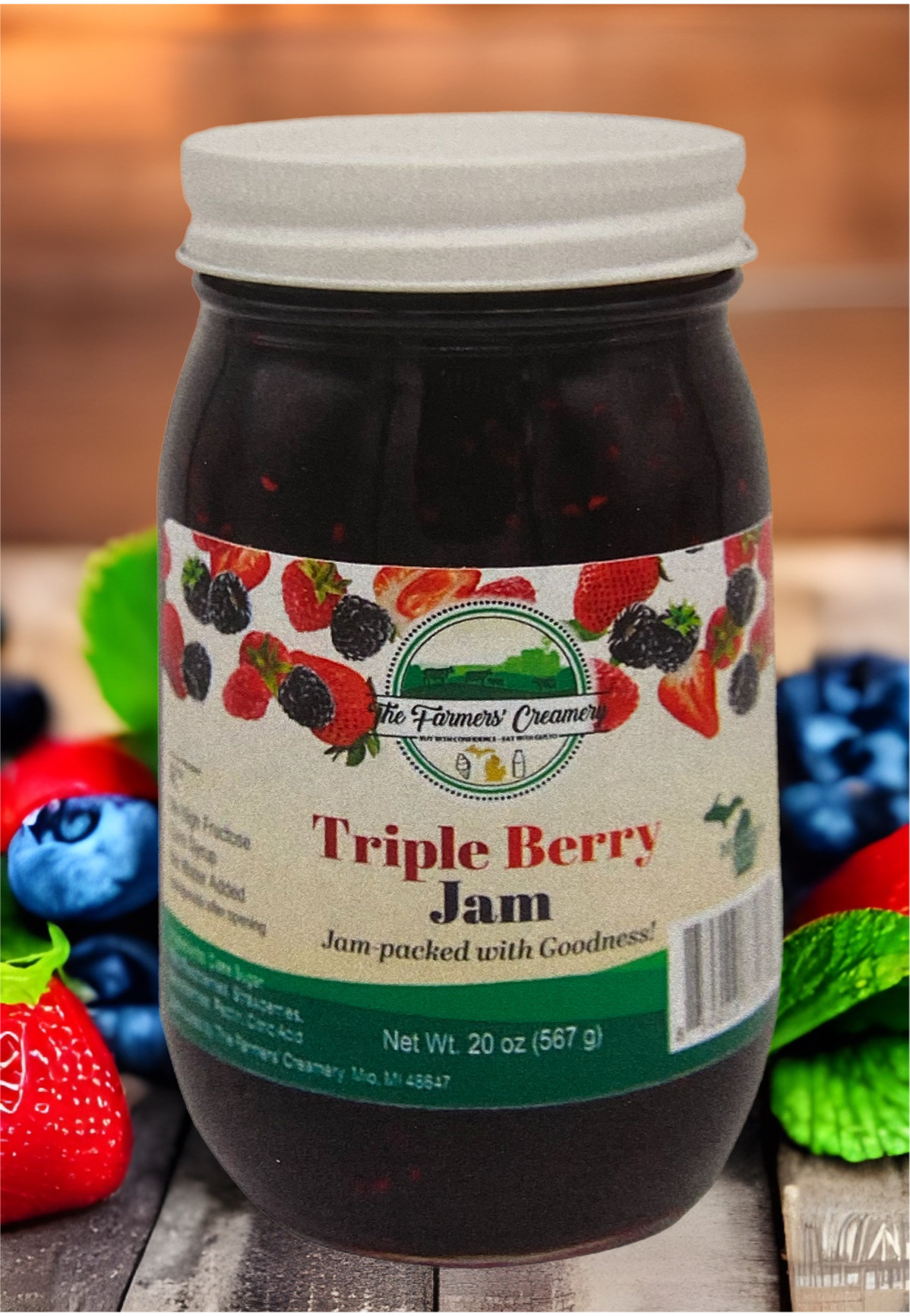 Jam | Triple Berry | Farmer's Creamery