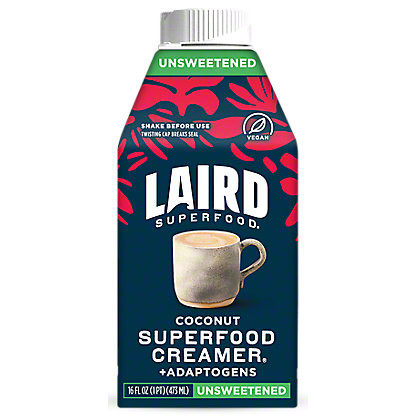 Coconut Superfood Creamer Unsweetened 25.4oz | Laird Superfood