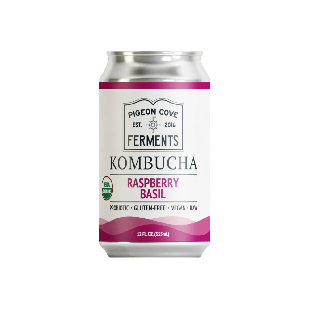 Organic Raspberry Basil Kombucha