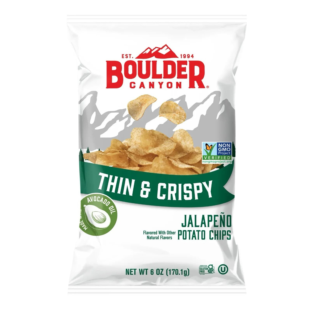Thin & Crispy Chips | Jalapeño | Boulder Canyon