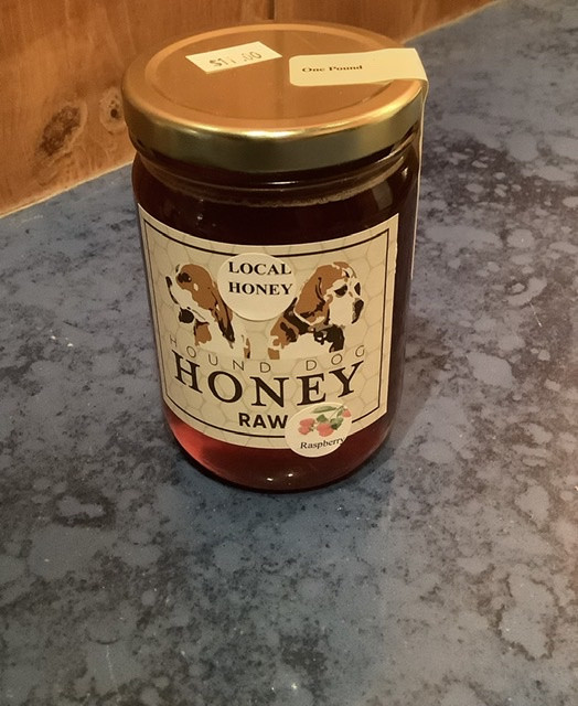 Hound Dog Raw Raspberry Honey