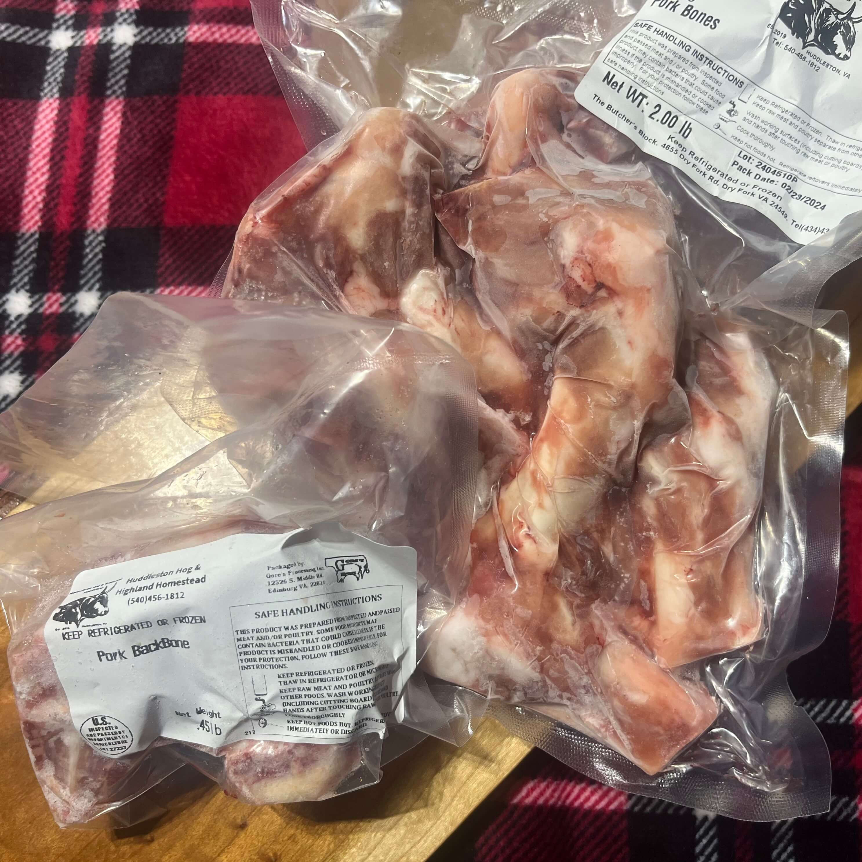 Pork Soup Bones