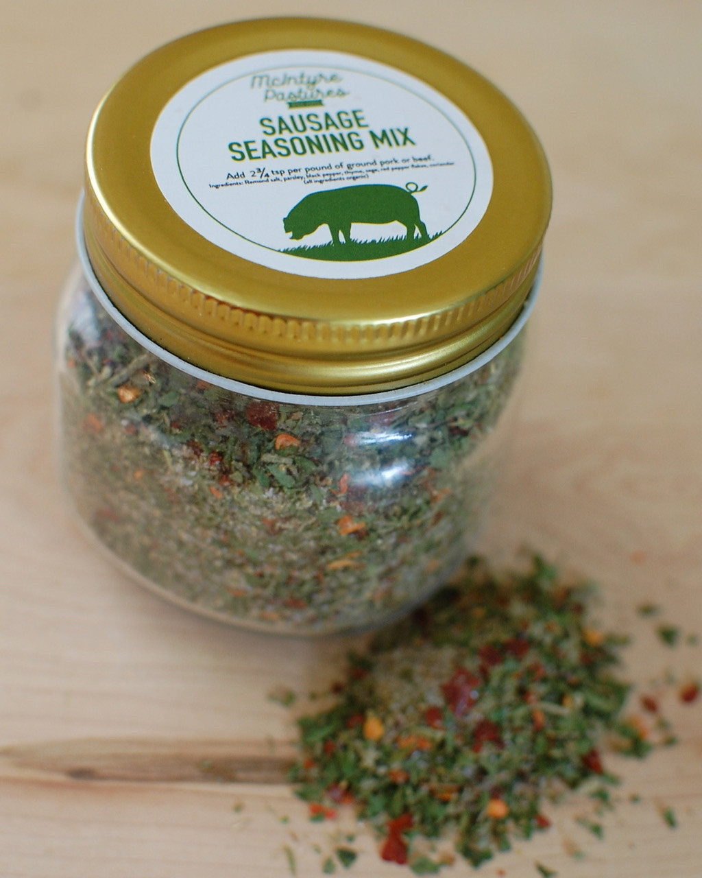 Sausage seasoning blend