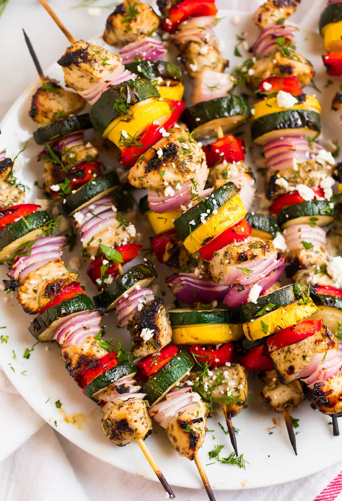 Kabobs - Italian Chicken & Vegetable - 4 ppl ( Grill Ready)