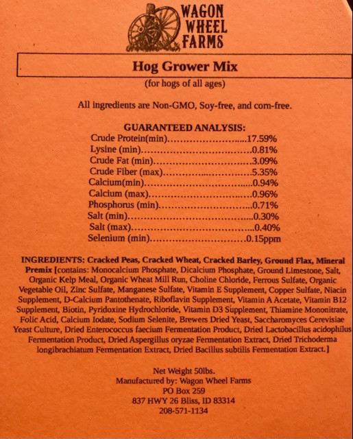 Bulk Hog Feed