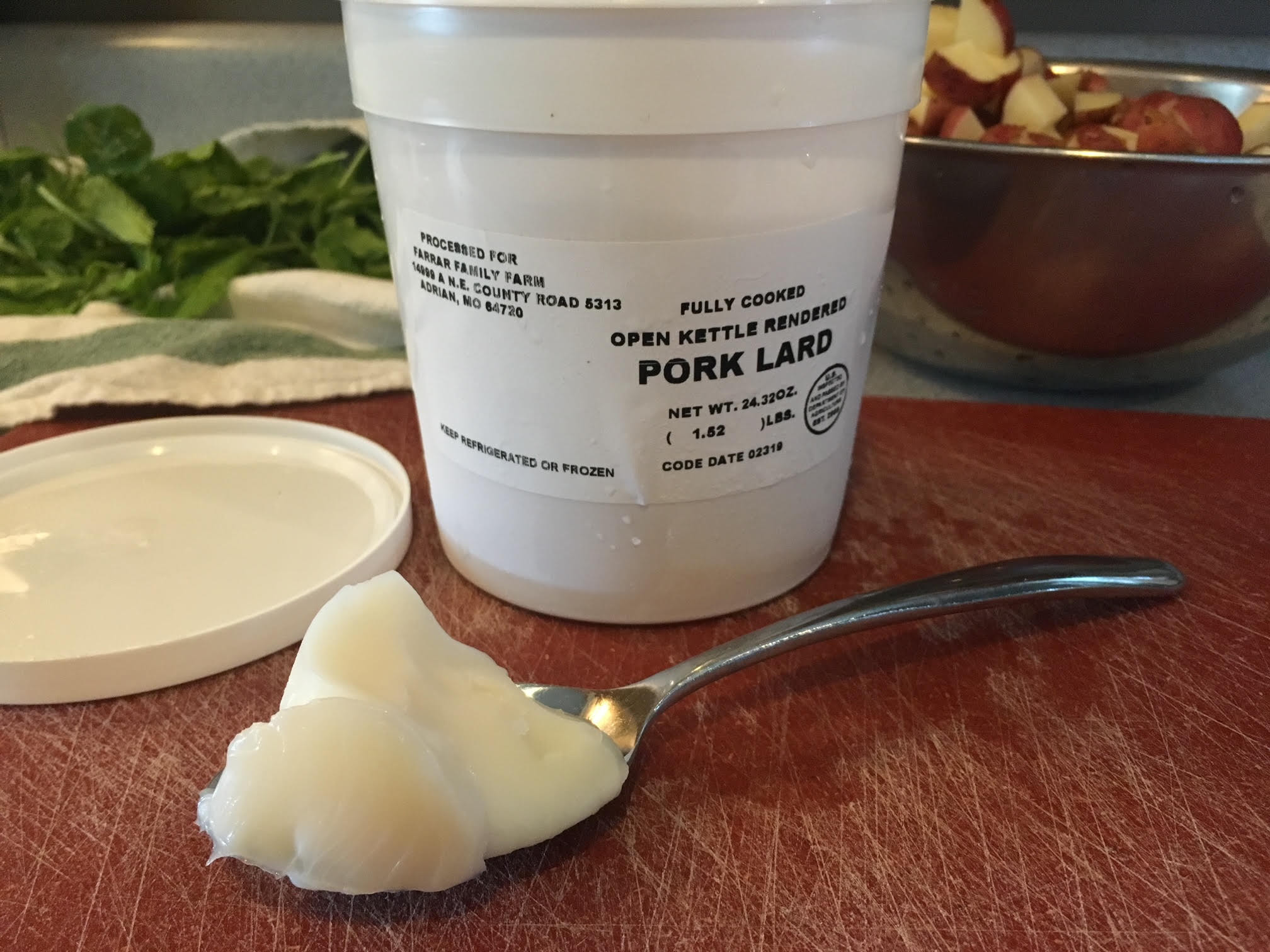 Rendered Lard (pork fat)