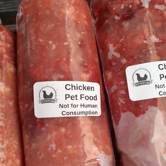 Ground Chicken Pet Food 1-1.25 lb