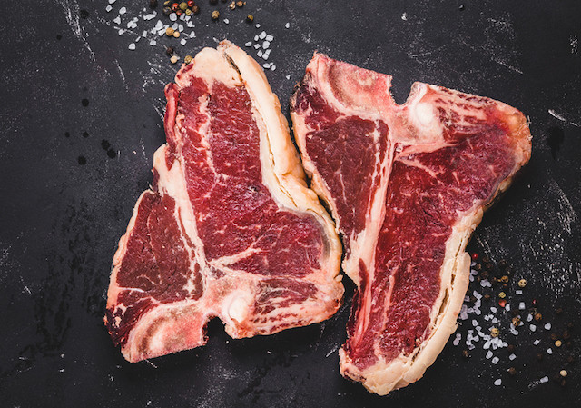 Beef T-Bone Steaks, XL 2" THICK CUT
