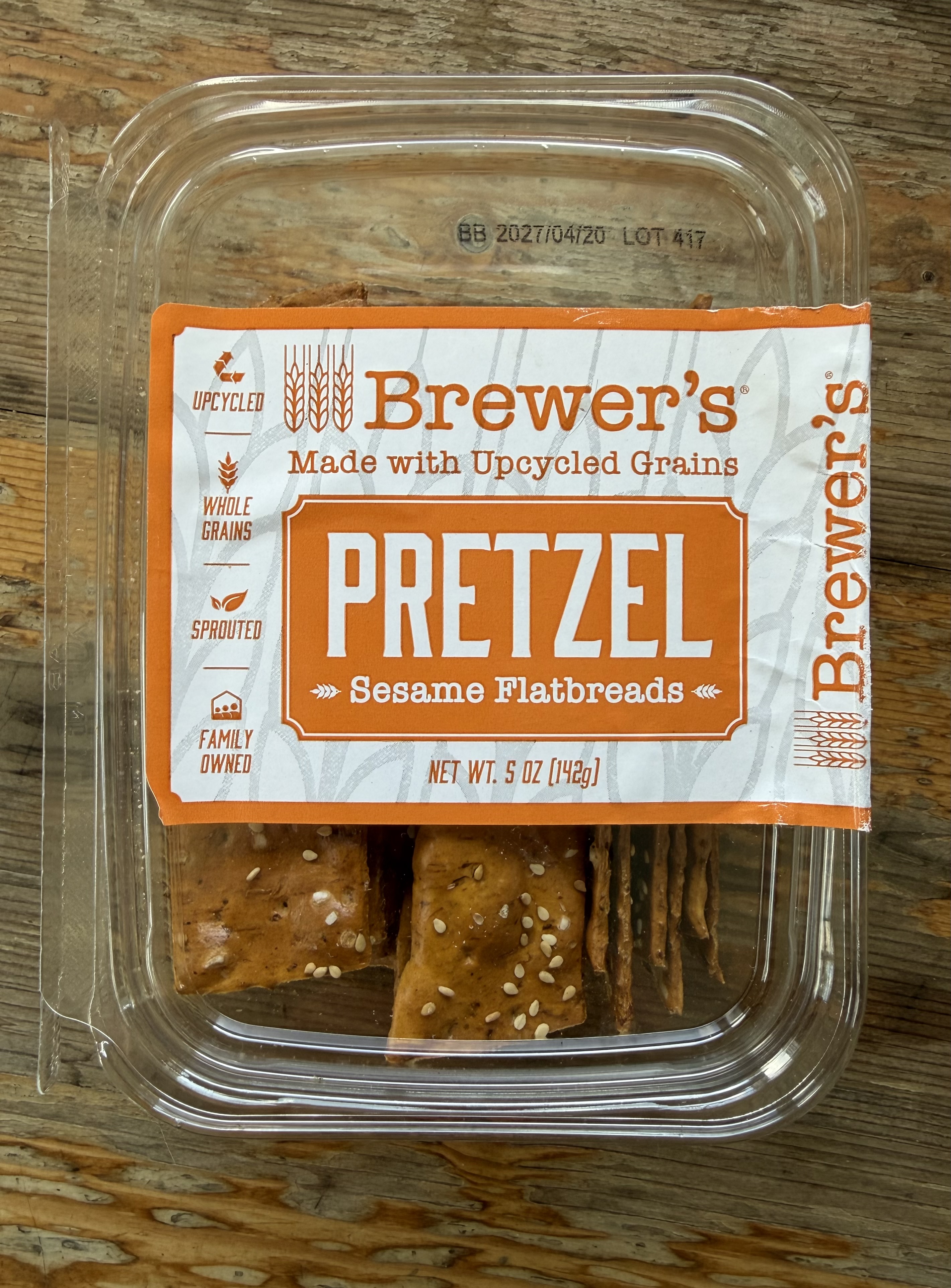 Brewer's - Pretzel Sesame Flatbreads